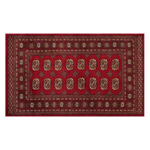 Bokhara 60x90cm Hand-Knotted Wool Rug In Red